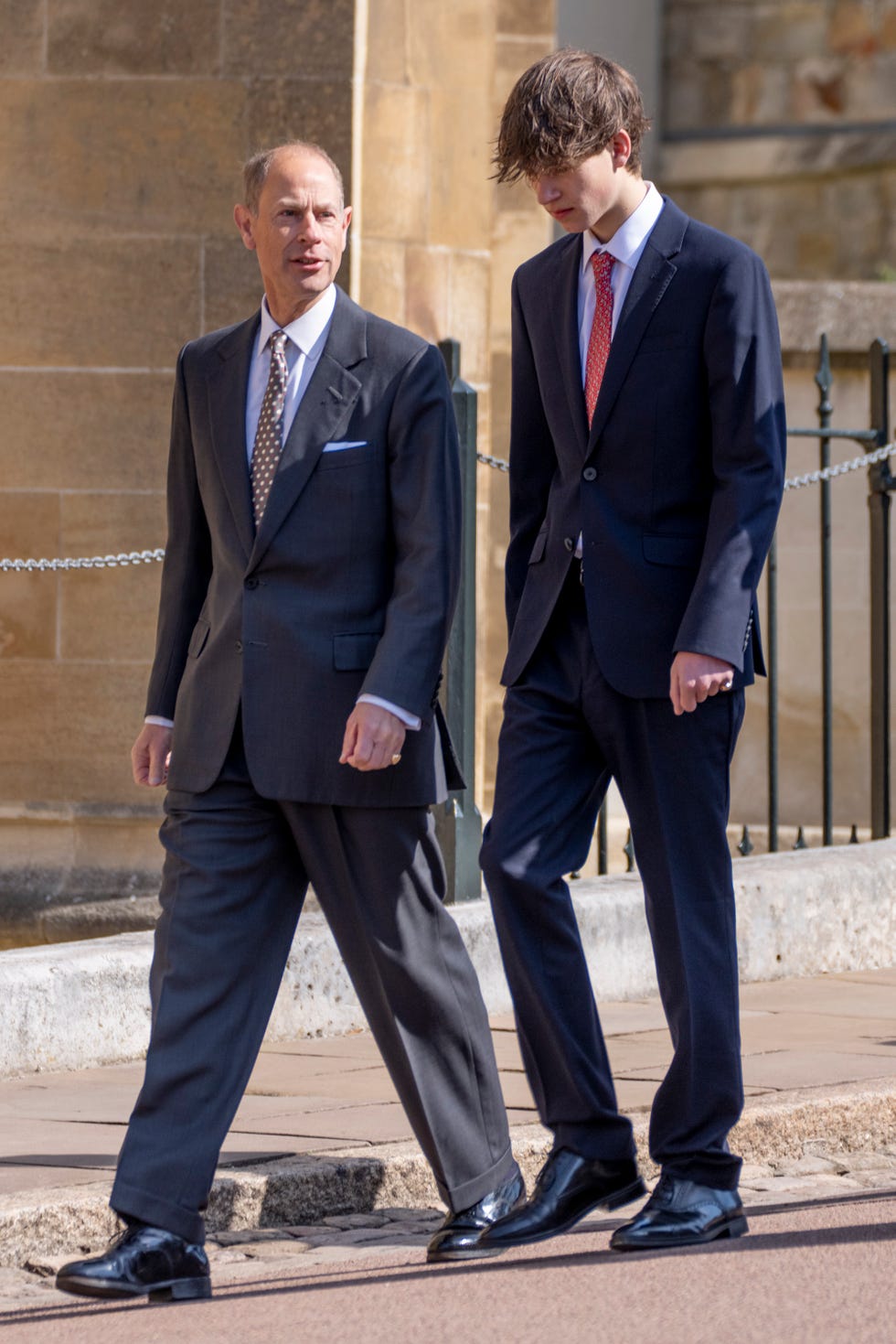 King Charles III And Queen Camilla Attend The 2025 Easter Service At St George's Chapel