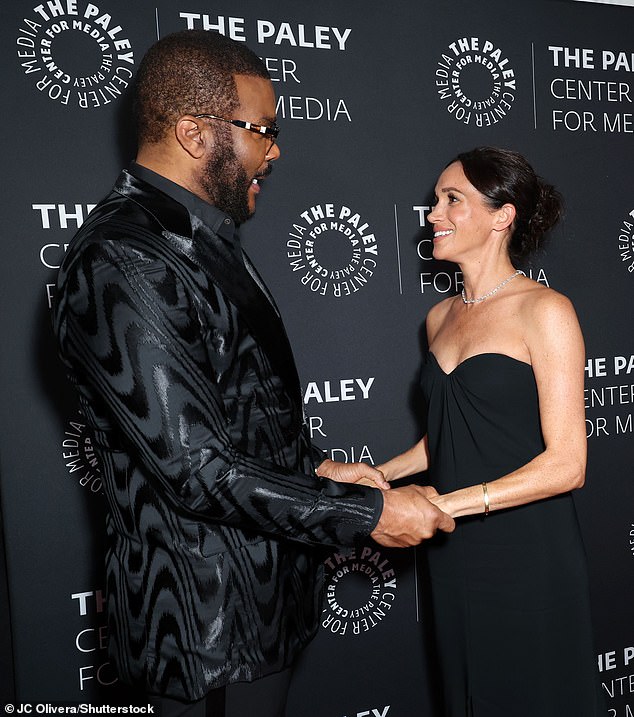 Meghan was demonstrating the typical pally affection she displays towards her most loyal allies