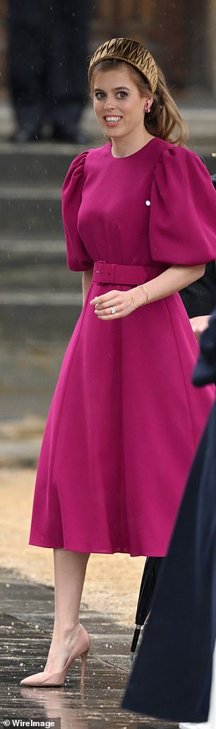 Princess Beatrice wore magenta to King Charles' Coronation in 2023