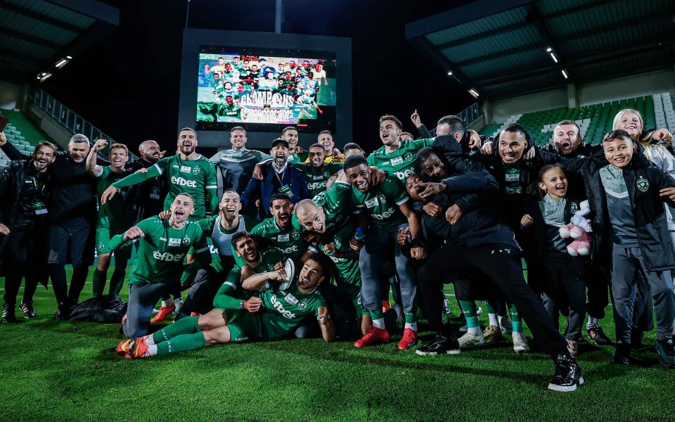 Лудогорец отново е шампион на България! "Орлите" биха Черно море и са недостижими на върха - БГ Футбол - efbet Лига