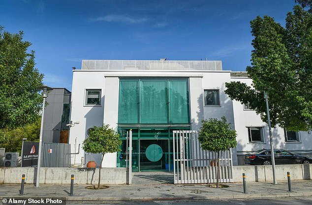 Parliament building in Nicosia, Republic of Cyprus, where a new bill proposing chemical castration for convicted paedophiles will be discussed
