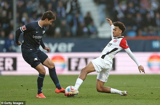 Nathaniel Brown (right) is an attacking threat, picking up three goals and four assist in 24 matches in all competitions