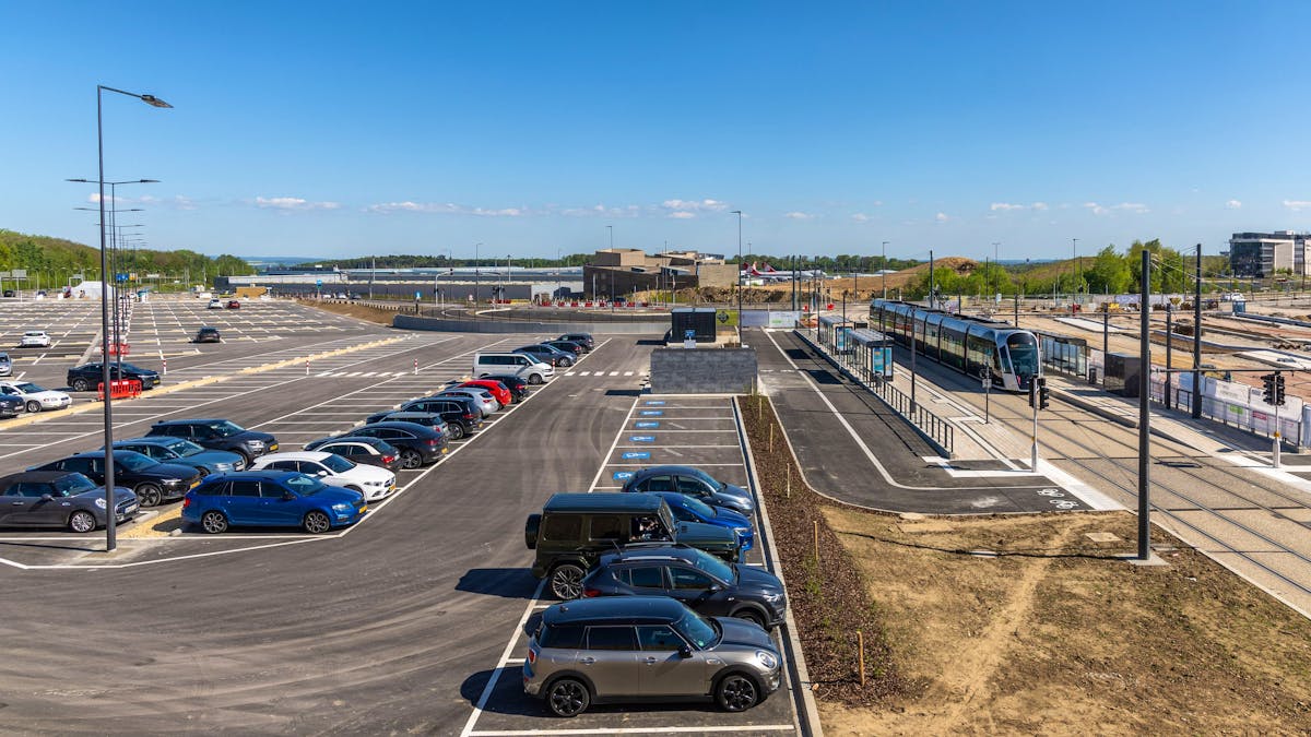 P+R Héienhaff: Ruhiger Start für neuen Parkplatz in Luxemburg