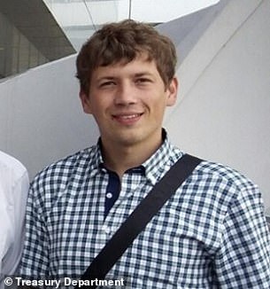 Pankratova and Degtyarenko (pictured) also allegedly disrupted operations at a facility in France
