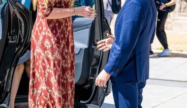 Princess Amalia was - literally - head and shoulders above the mayor of Madrid