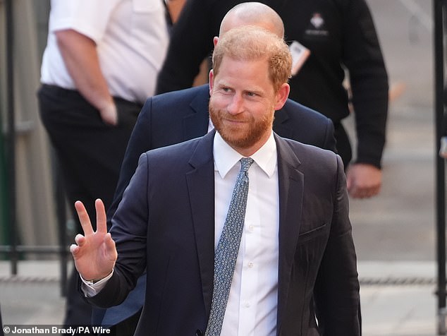 And then with Harry flying into London on Air Angry to appear at the Royal Courts of Justice for the latest stage in his legal battle with the Home Office and RAVEC, the government body responsible for the protection of royalty and other VIPs in the UK, Jan Moir says