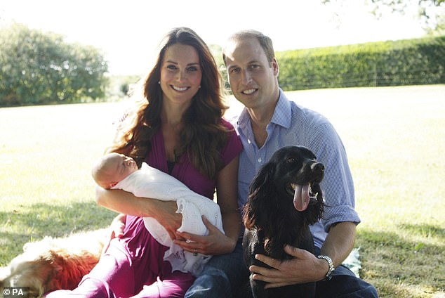 The Prince and Princess of Wales have shared a sweet tribute to their adorable dog on National Pet Day (the couple pictured with their previous dog, Lupo, who died in 2020)