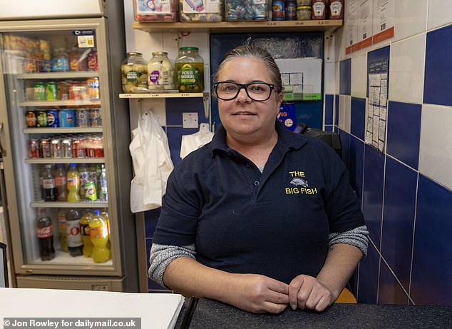 Josefina Fernandes, who runs The Big Fish in Stroud, said she has no plans to increase prices despite the soaring food costs challenging her business
