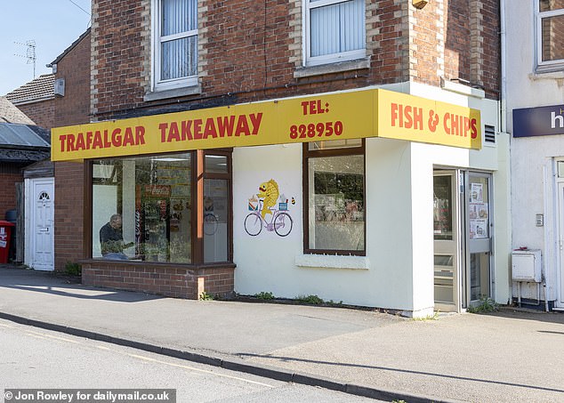 The owner of Trafalgar Takeaway said: 'We're surviving, but these increases in our costs make it more and more difficult'