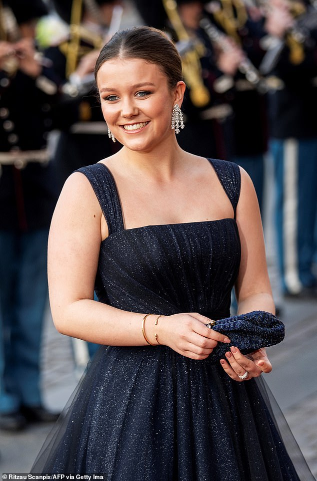 Princess Isabella of Denmark marked her upcoming 18th birthday with a lavish celebration at the Royal Theatre's Old Stage in Copenhagen yesterday evening