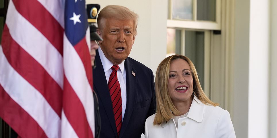 Trump reveals whether he'll give the EU another tariffs extension as he fawns over Italy's Giorgia Meloni: Live updates