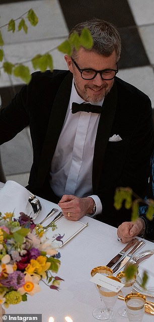 King Frederik X, 56, attended his mother Queen Margrethe's birthday banquet dinner, but his wife Queen Mary was a no-show
