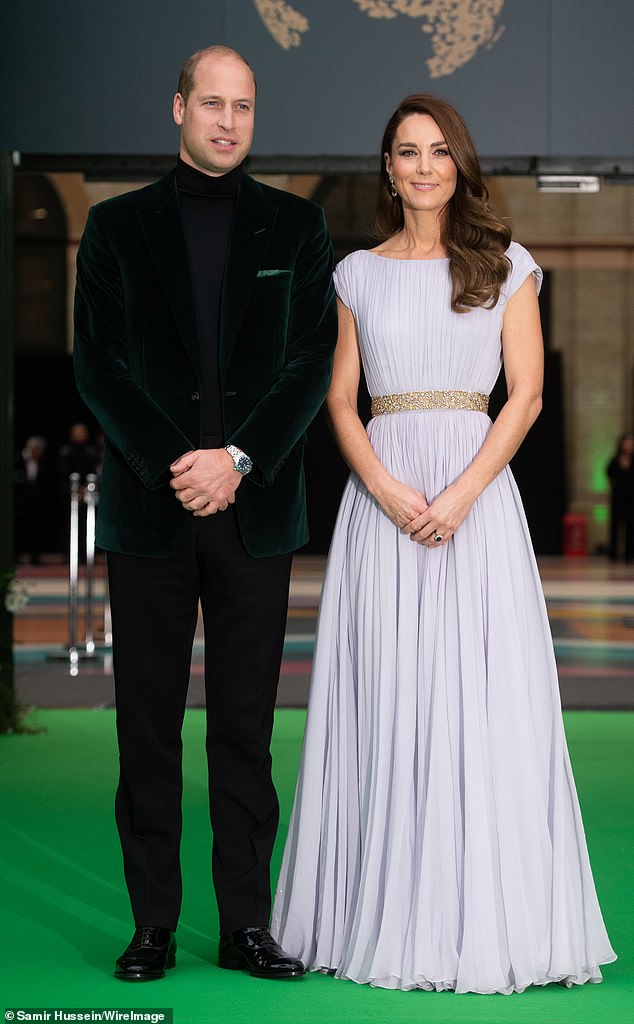 Cape Town staged the most recent awards ceremony last November after prize-giving events were held in Singapore in 2023, Boston in 2022 and London's Alexandra Palace in 2021. William and Kate pictured at Alexandra Palace in October