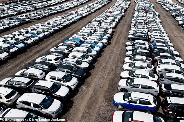 The Chancellor's meeting came as fresh figures confirmed the importance of transatlantic trade, particularly for motor manufacturers (file pic)