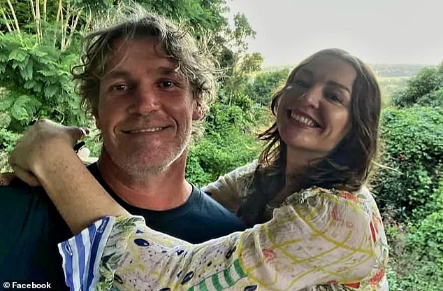 Kate Cooper tragically passed after falling to her death on Friday. She is pictured alongside her partner, Simon Rosencranz