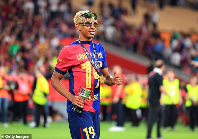 Lamine Yamal has been accused of disrespecting the King of Spain during Barcelona's Copa del Rey celebrations