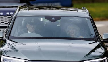 Queen Camilla was spotted while making her way to Crathie Kirk church in Scotland on Sunday morning