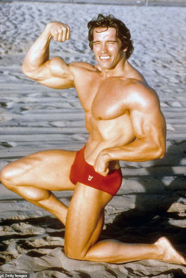 Mr Sugita's calves were said to have been a source of jealousy for internationally renowned hunk Arnold Schwarzenegger