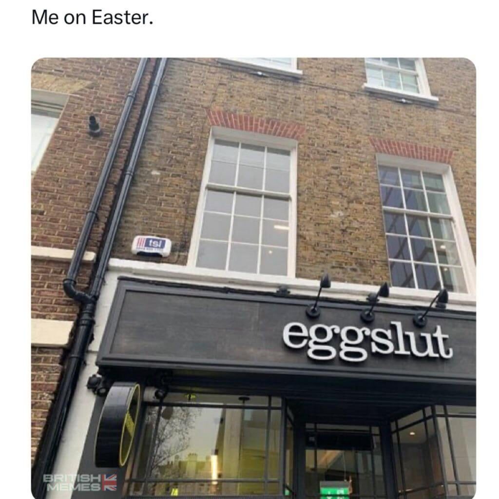 What can I say I like a chocolate egg