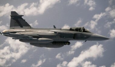 JAS 39 Gripen multirole fighter in Swedish Air Force / Photo credit: Forsvaret