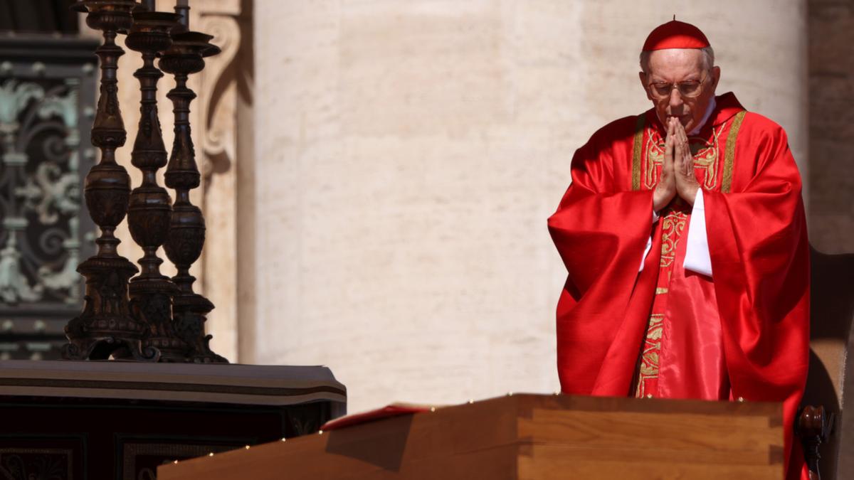 Pope Francis’ funeral live updates: Cardinals guide Pope to St Peter’s Square, funeral mass begins