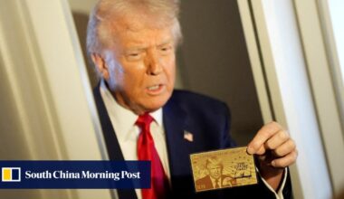 Trump presents US$5 million ‘Gold Card’ for rich immigrants to US