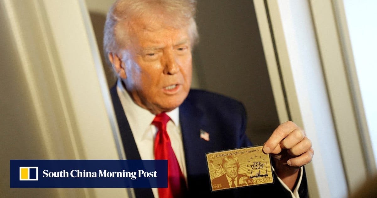 Trump presents US$5 million ‘Gold Card’ for rich immigrants to US