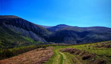 Pilgrimage path to Aber falls