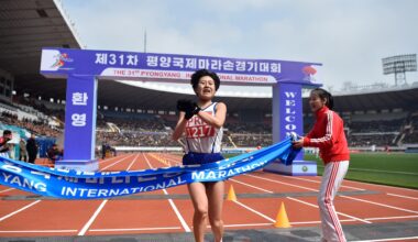 Runners compete as Pyongyang Marathon returns from COVID pause | Gallery News