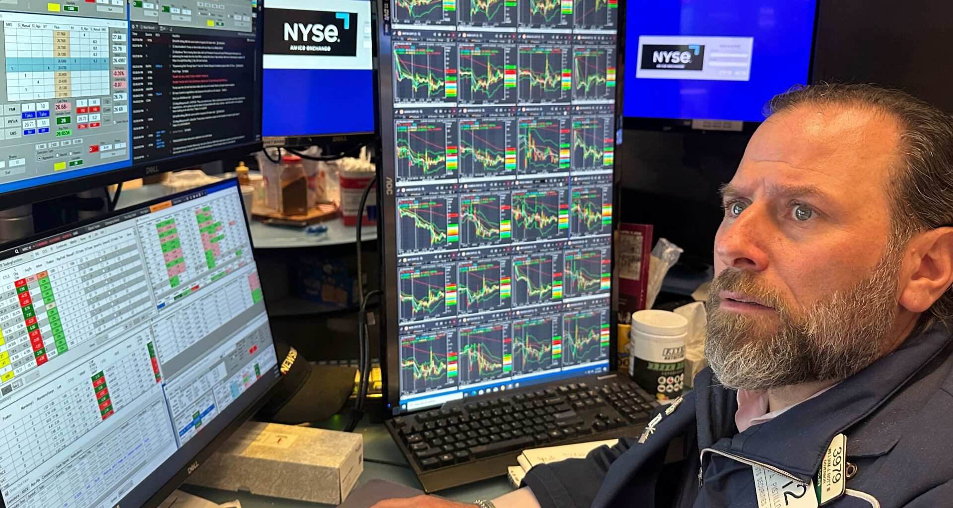 US stock market sinks lower after wild swings over Trump’s tariff plans | Financial Markets