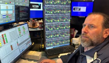 US stock market sinks lower after wild swings over Trump’s tariff plans | Financial Markets