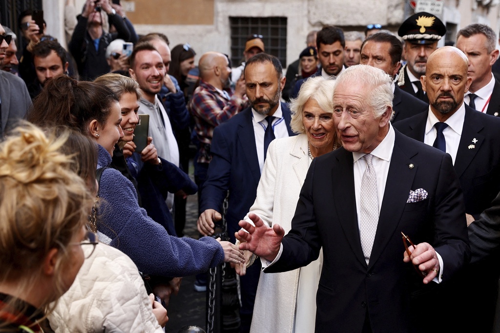 Pope Francis Meets King Charles During Italy Visit