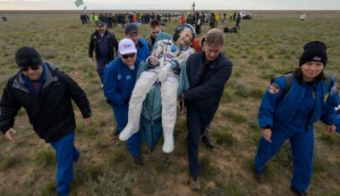 Soyuz MS-26 spacecraft brings NASA, Russia astronauts back to earth | Space News
