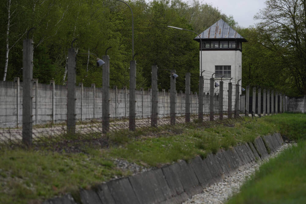 The Dachau concentration camp memorial site where more than 43,000 people were murdered and over 200,000 were imprisoned during the Nazi terror reign from 1933-1945 in Dachau, Germany, Thursday, April 24, 2025, a few days before the 80th anniversary of the liberation of the camp. (Matthias Schrader/AP)