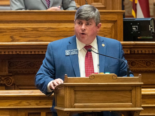 State Sen. Larry Walker III, R-Perry, is a member of the Senate Rules Committee.
