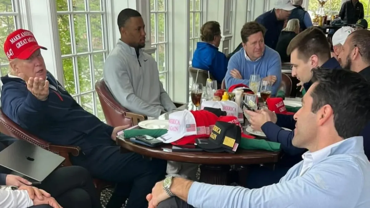 Saquon Barkley spends time with President Trump before Eagles’ White House visit – NBC Sports Philadelphia