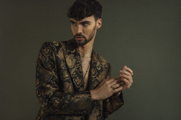 Adonxs performing forn Czechia at the 2025 Eurovision Song Contest