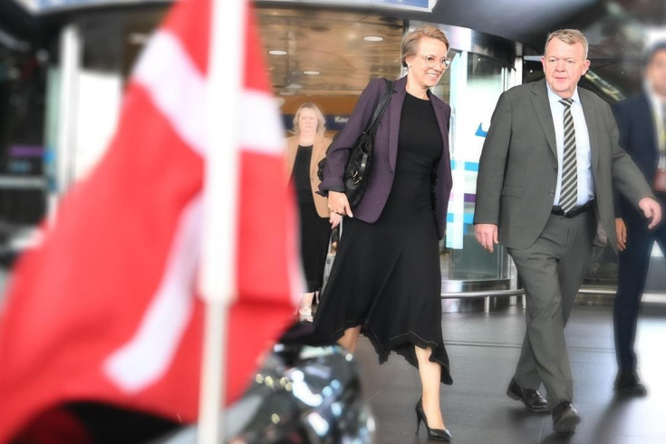 H.E. Kirstine Vangkilde Berner, Denmark's Ambassador to Malaysia and Denmark's Foreign Minister Lars Løkke Rasmussen