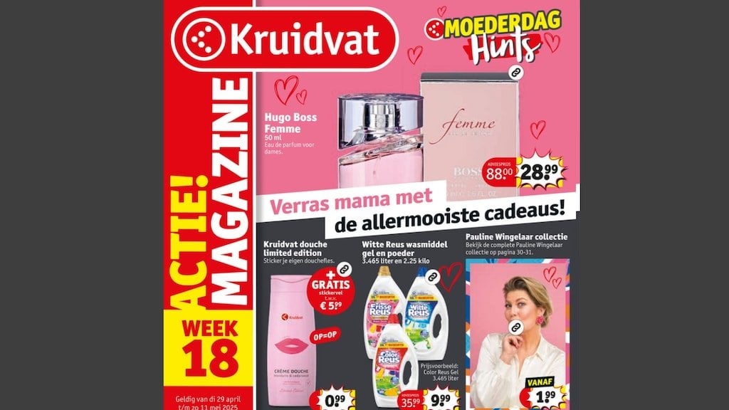 Kruidvat adverteert met wasmiddel als cadeau voor Moederdag: 'Totaal misplaatst'