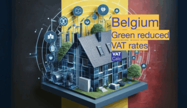 Belgian green reduced VAT rates changes July 2025