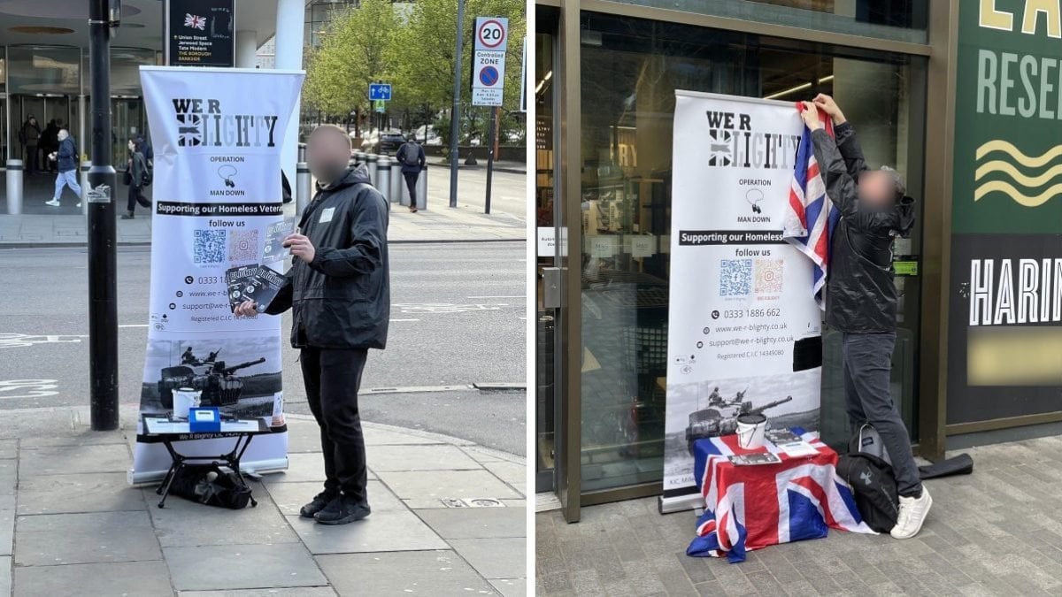 Veterans fundraising firm We R Blighty warned by police and banned by Morrisons
