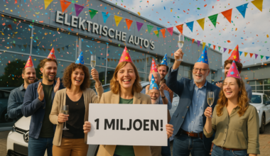Wie koopt de miljoenste oplaadbare auto in Nederland?