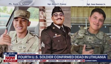 Army ID's 3 of 4 soldiers found dead in Lithuania