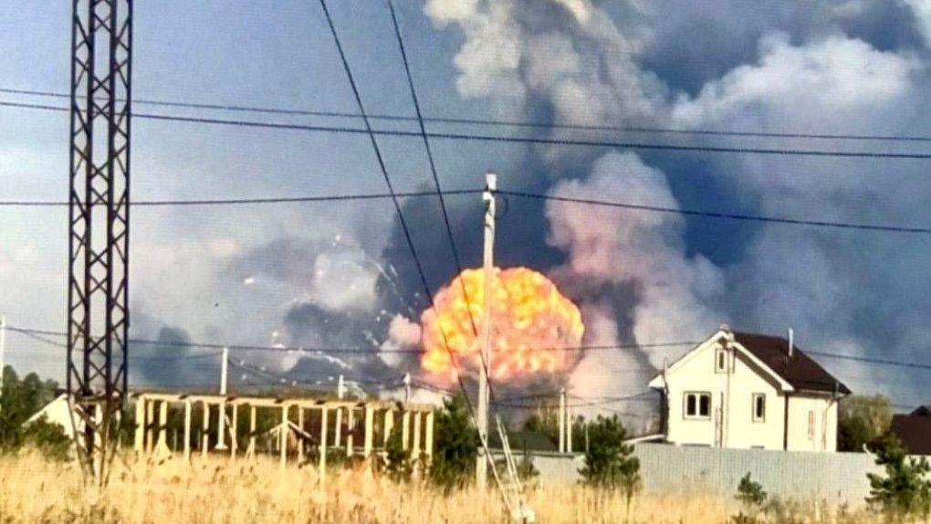 Explosions rock what could be one of Russia's largest weapons arsenals in Vladimir Oblast