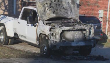 Police investigating after 3 tow trucks burned in Brampton