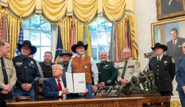 TN sheriff met with Pres. Trump at White House for signing of executive order