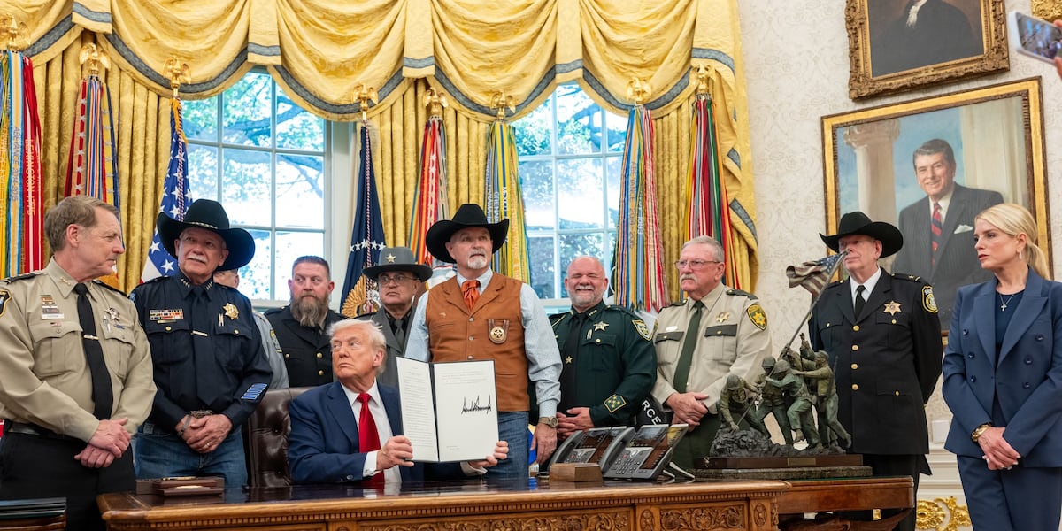 TN sheriff met with Pres. Trump at White House for signing of executive order