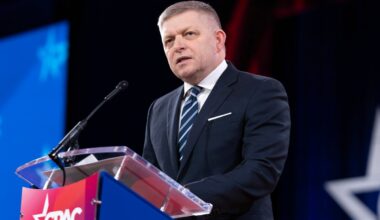 Slovakia's pro-Russian leader rejects a call by the EU not to attend a military parade in Moscow