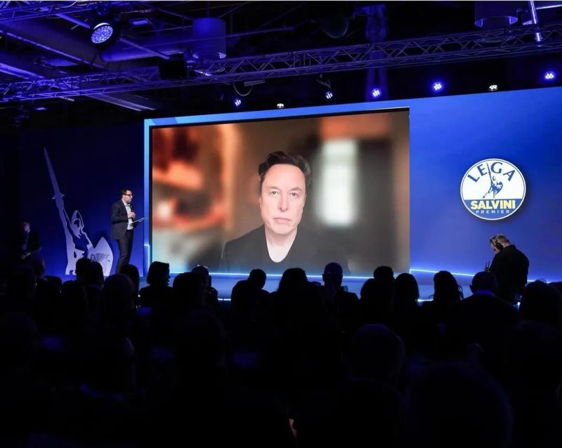 Musk talks tariffs at Italy's Lega congress