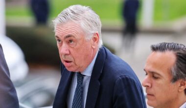 Real Madrid coach Carlo Ancelotti takes stand in Spanish court on tax evasion charges